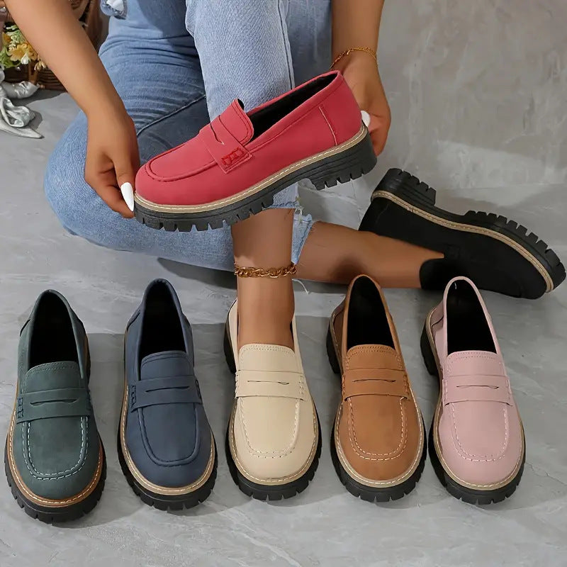 Fashion Flat Shoes Casual Matte British Style Women's Shoes